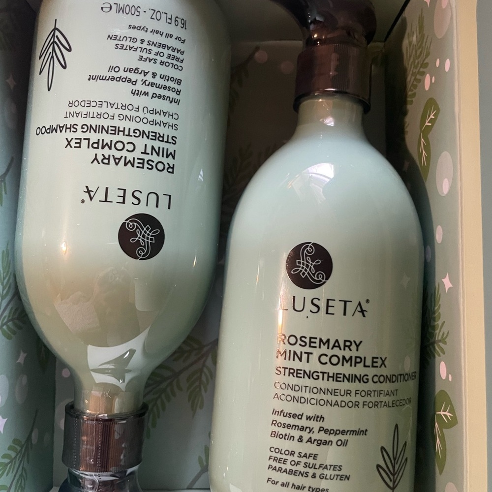 LUSETA Rosemary Mint Complex Shampoo & Conditioner - Picture 3 of 6